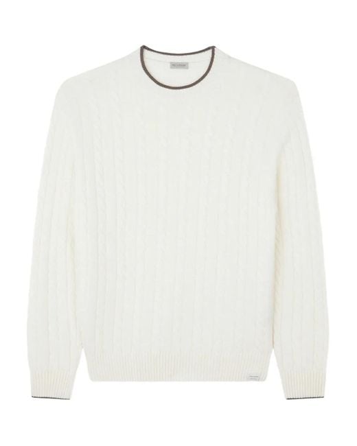 Maglione Girocollo di Paul & Shark in White da Uomo