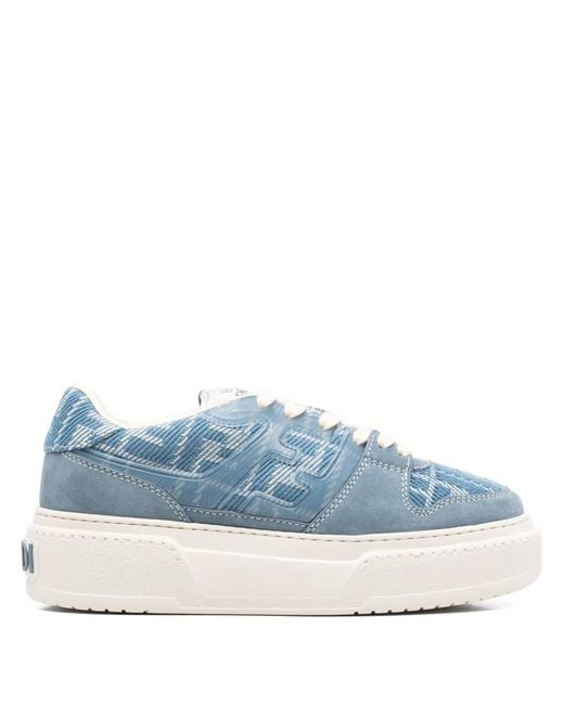Fendi Blue Match Sneakers