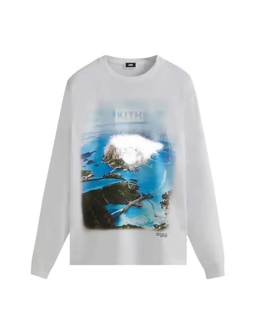 Kith Blue Long-Sleeve T-Shirt for men