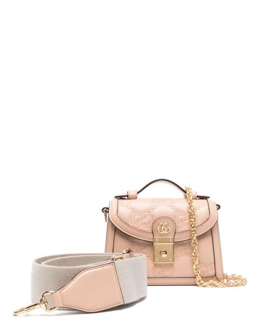 Gucci Pink Small GG Matelassé Tote Bag