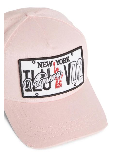 DSquared² Pink Vaquera Baseball Cap