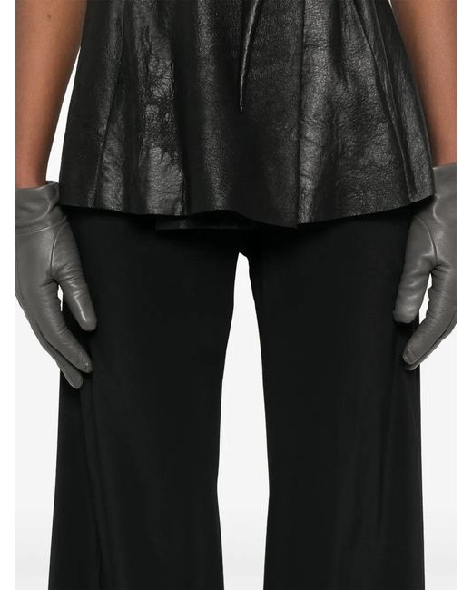 Rick Owens Black Dietrich Trousers
