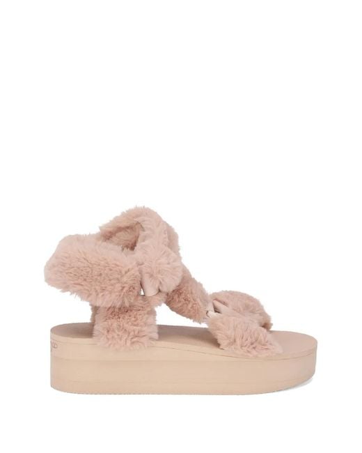 Red(v) Pink Sandalen Mit Plateau