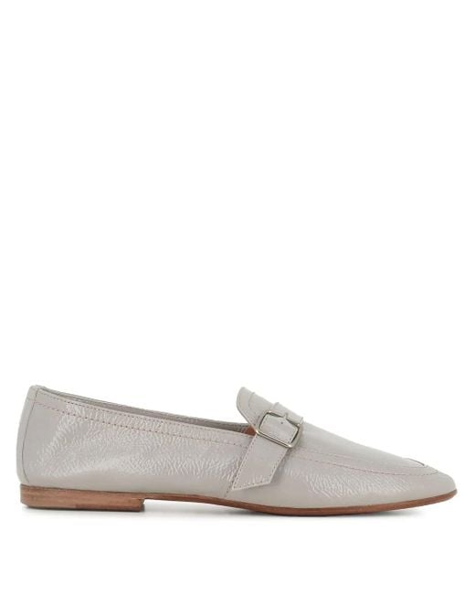Henderson White Loafer aus Leder