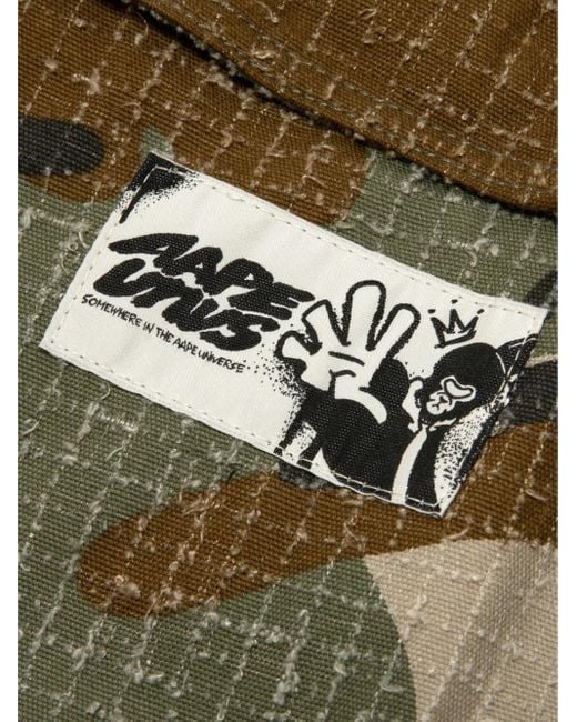 Pantalon À Imprimé Camouflage Aape By A Bathing Ape pour homme en coloris Green