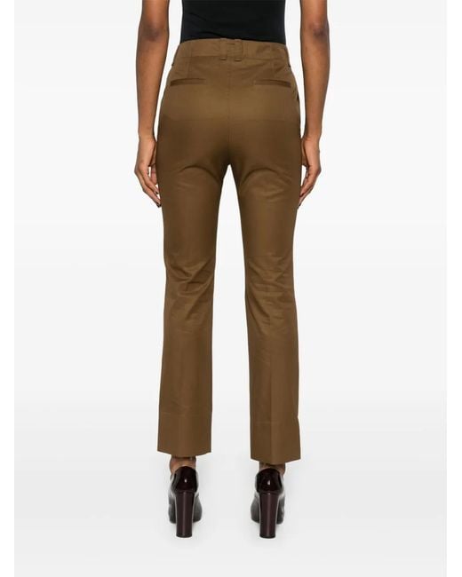 Saint Laurent Brown Tailored Trousers
