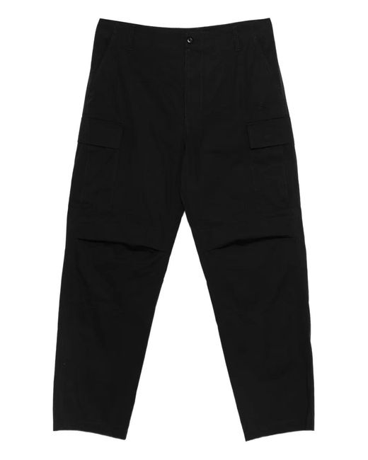 MM6 by Maison Margiela Black Cargo-Pocket Trousers for men