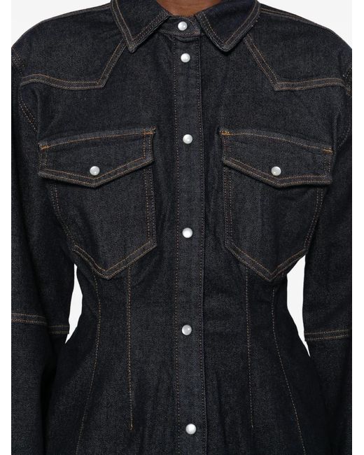 Gestuz Blue Gzmae Buttoned Pocket Shirt