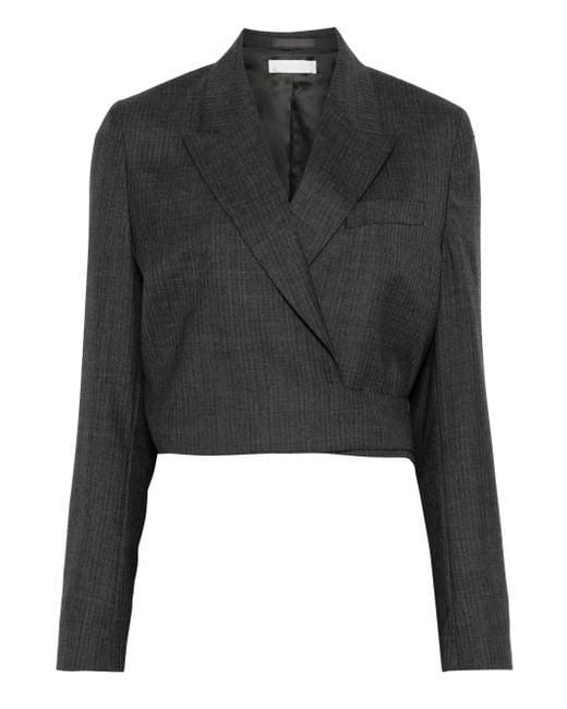 Our Legacy Black Herringbone Wool Jacket