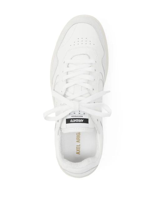 Axel Arigato White Arlo Panelled Low-Top Sneakers for men