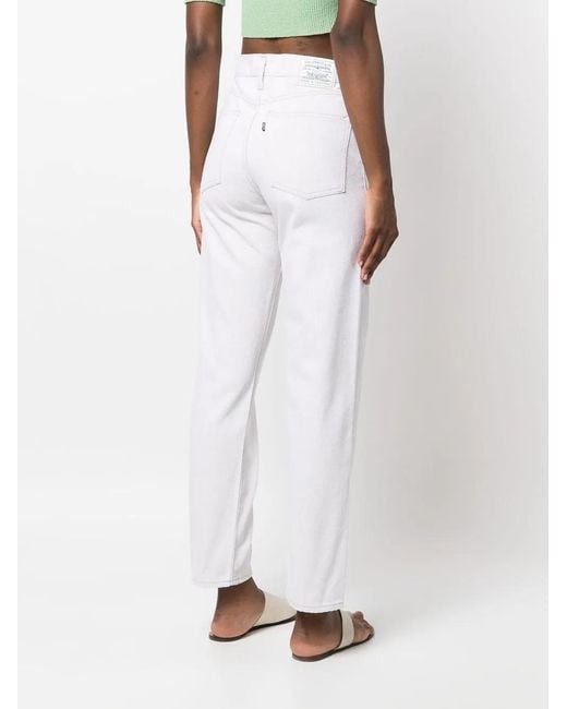 Vaqueros Rectos Column Levi's de color White