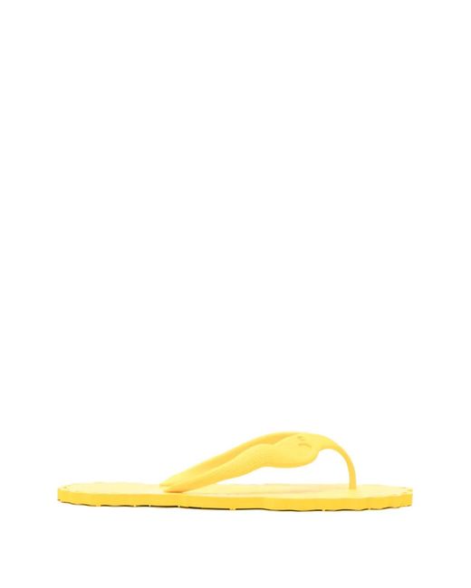 Zimmermann Yellow Seafoam Thong Sandals