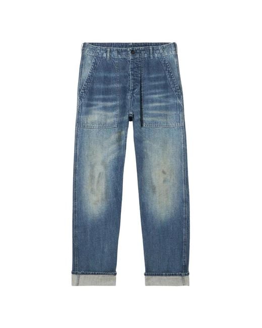 Fortela Blue Jean Effet Délavé À Poches for men