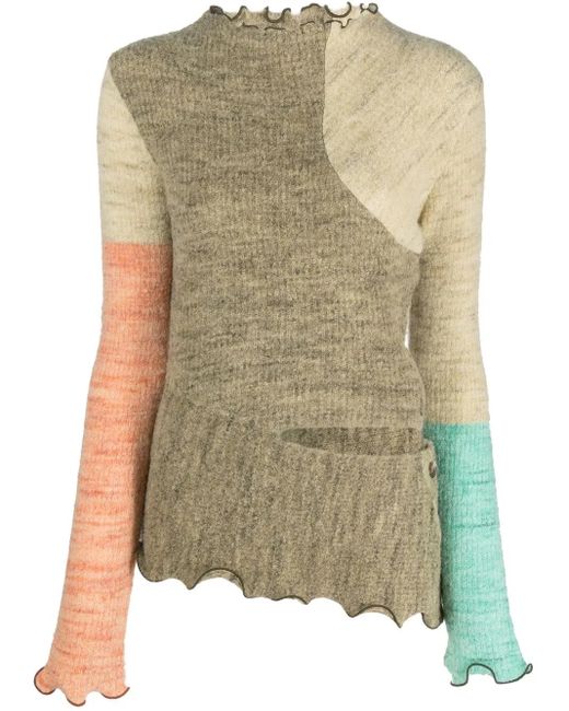 ANDERSSON BELL Trui Met Colourblocking in het Green