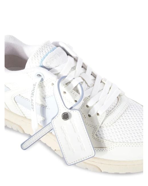 Off-White c/o Virgil Abloh White Slim Out Of Office Leather Sneakers