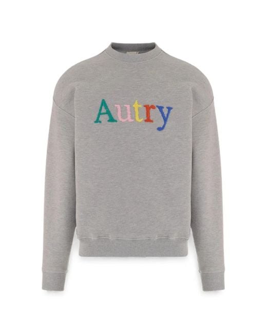 Autry Gray Sweatshirt With Logo