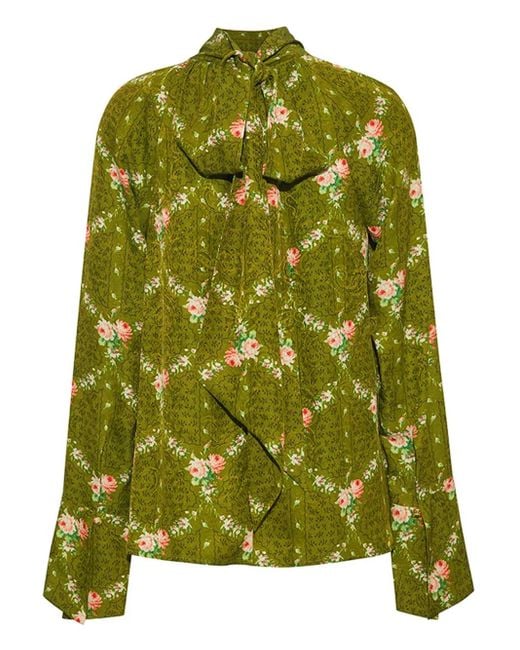 Blusa Sundance con estampado floral Cara Cara de color Green