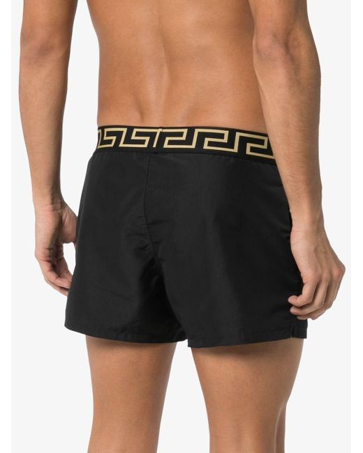 versace greca swim shorts