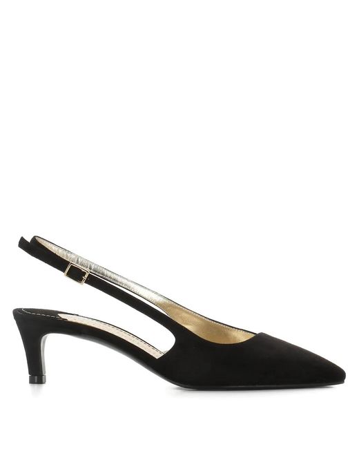 Antonio Barbato Maestri Veneziani Black Suede Slingback Pumps