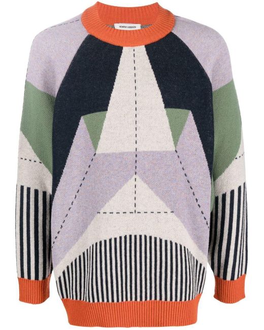 Henrik Vibskov Intarsia-knit Design 
