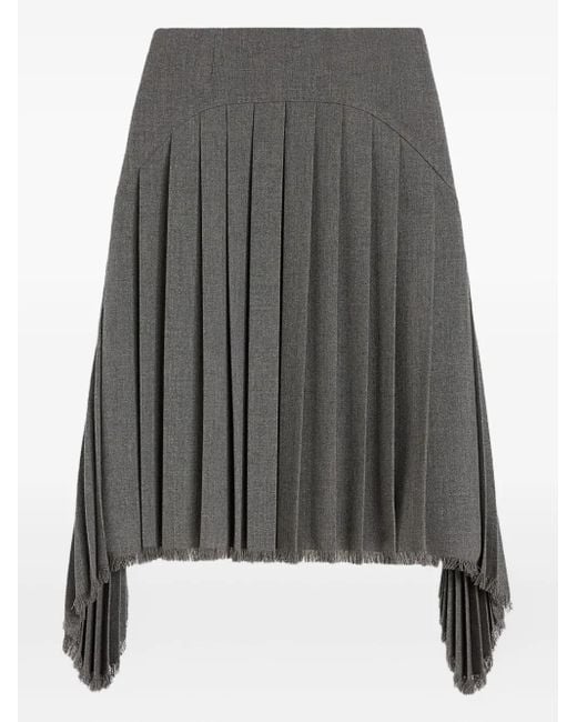 Jil Sander プリーツ スカート Gray