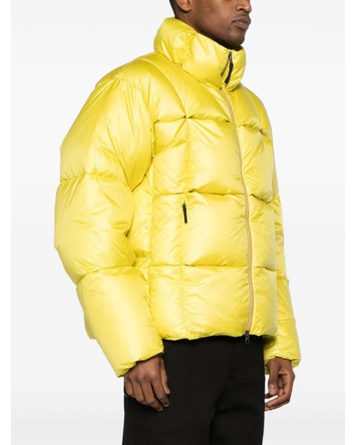 Goldwin Yellow Three-dimensional Padded Jacket