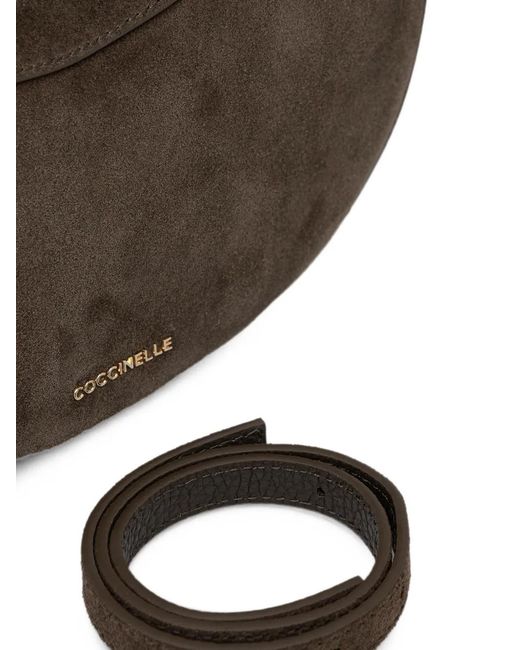 Coccinelle Brown Mini Whisper Shoulder Bag