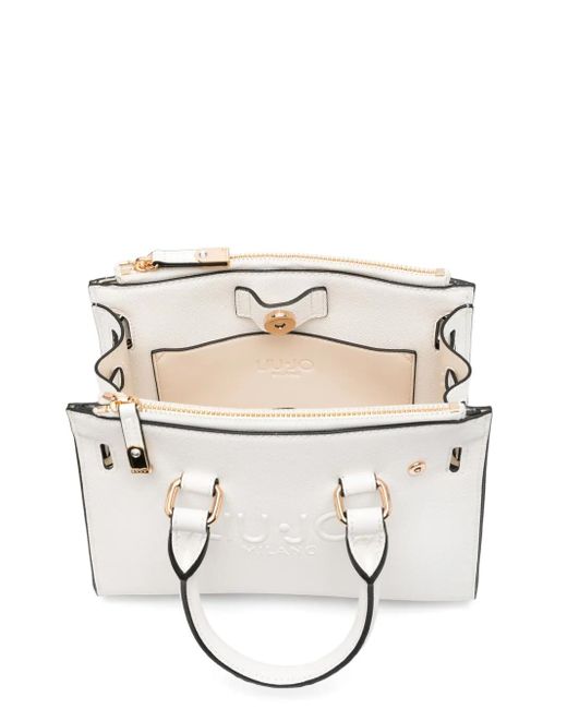 Liu Jo Shopper Met Logo-Reliëf in het White