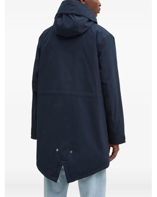 Timberland Blue Parka À Capuche for men