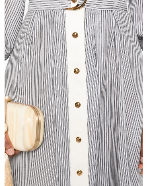 Zimmermann Blousejurk Met Ceintuur in het White