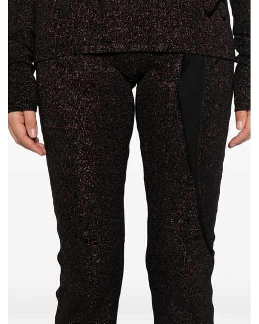 OTTOLINGER Black Glitter-Effect Trousers
