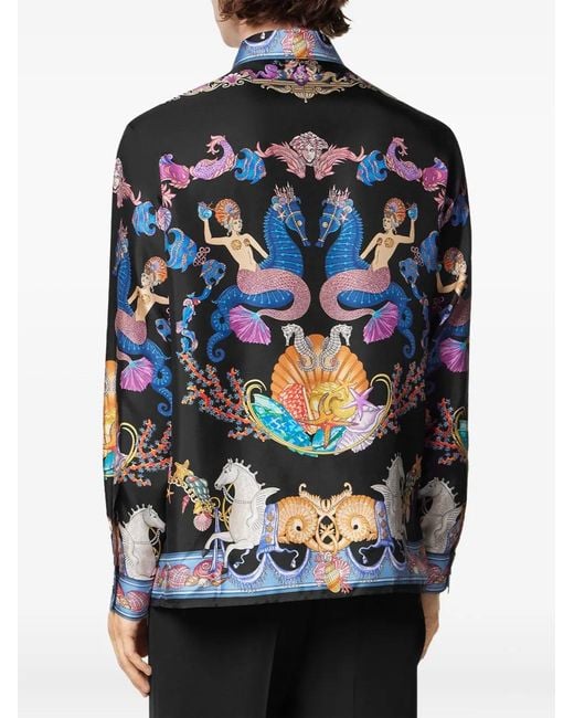 Camicia di Versace in Multicolor da Uomo