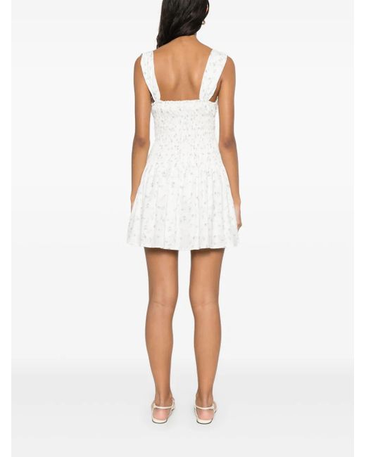 Faithfull The Brand White Yerres Minikleid