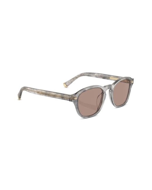 Brunello Cucinelli Pink Bc4006S Round-Frame Sunglasses