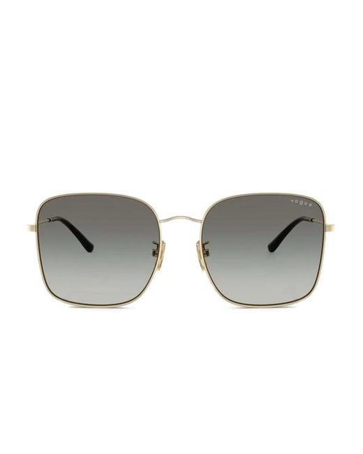 Vogue Eyewear Gray Square-Frame Sunglasses