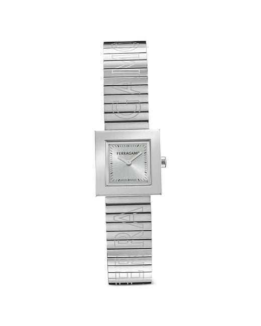 Ferragamo White Portrait 20Mm Watch