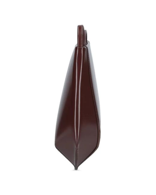 Faune Brown Loge Leather Shoulder Bag