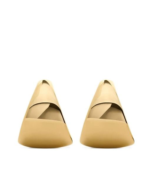Monica Vinader Natural Tapered Large Hoop Earrings