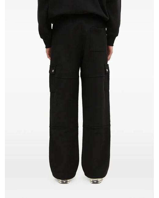 Champion Black Flap-Pocket Track Pants for men