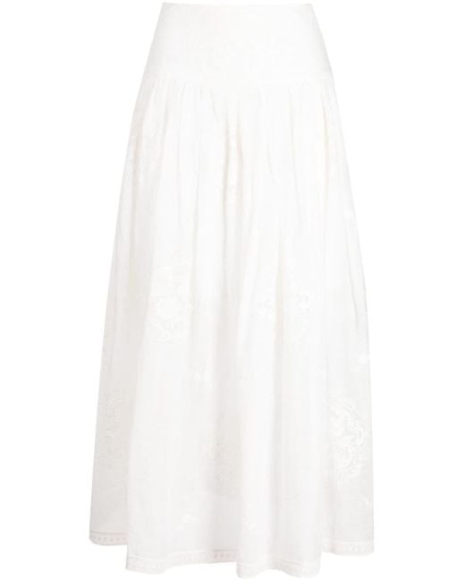 Zimmermann White Skirts