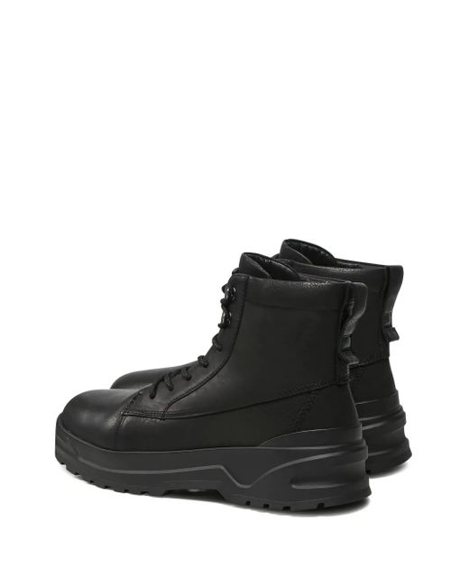 Vagabond Black Isac Lace-Up Platform Boots for men