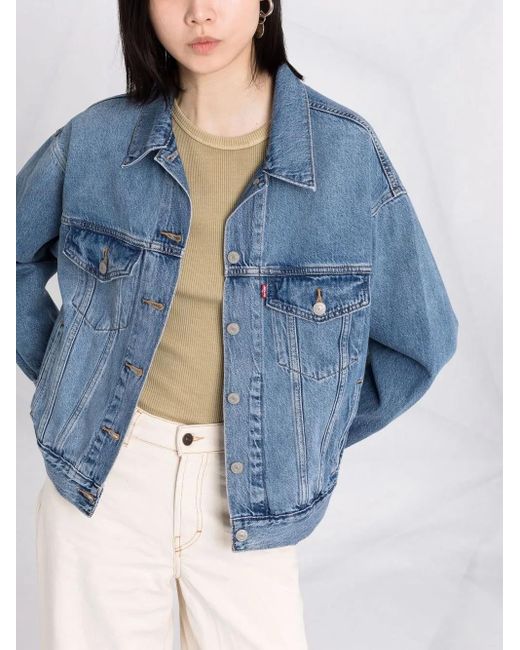 Levi's Denim Jack in het Blue