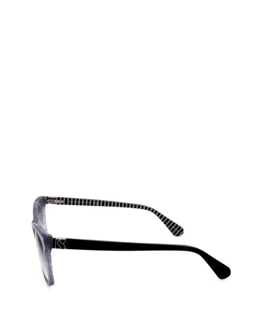Kate Spade White Temperance Rectangle-Frame Glasses