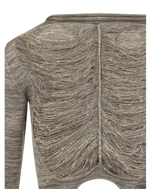 Rick Owens Gray Tanja Ls Top