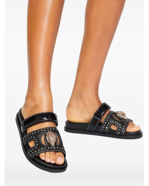 Kurt Geiger Eagle カットアウト サンダル Black