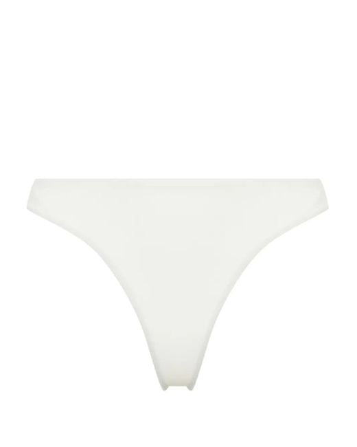Gcds White Couture High-Cut Bikini Bottom