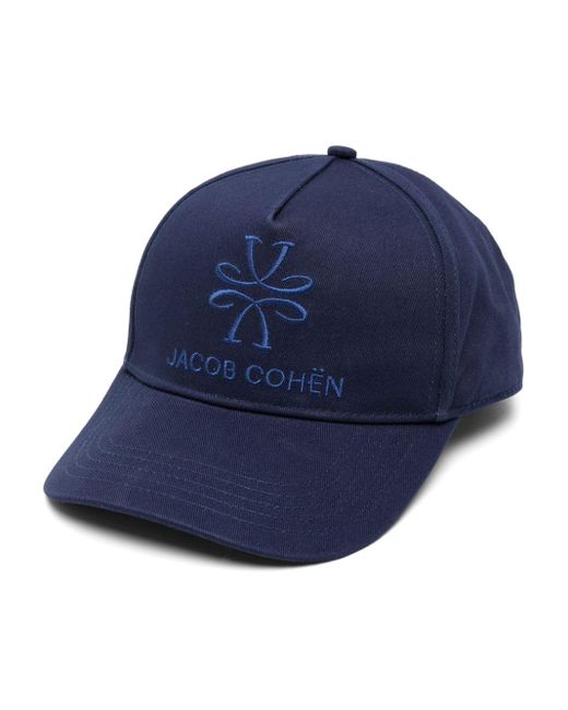 Gorra con logo bordado Jacob Cohen de hombre de color Blue
