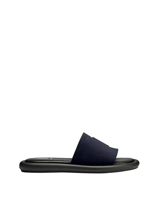 Bogner Blue Logo-Embossed Slides for men