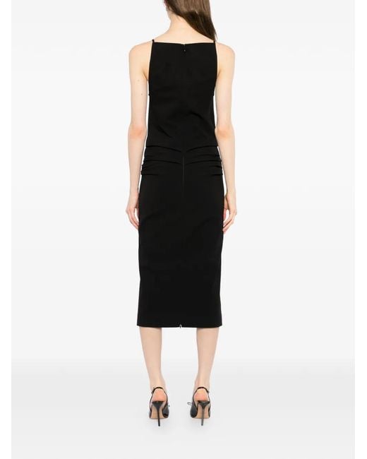Proenza Schouler Black Priya Midi Dress