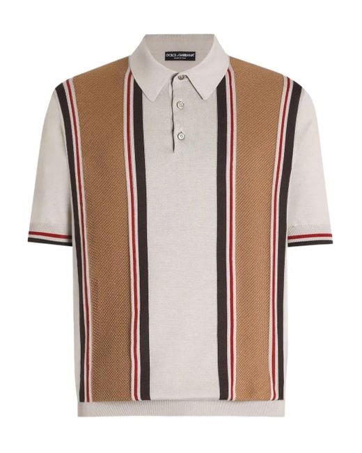 Polo di Dolce & Gabbana in Brown da Uomo